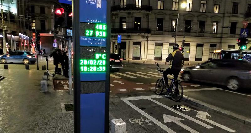 Pista de biciclete de pe Calea Victoriei, Foto: Hotnews