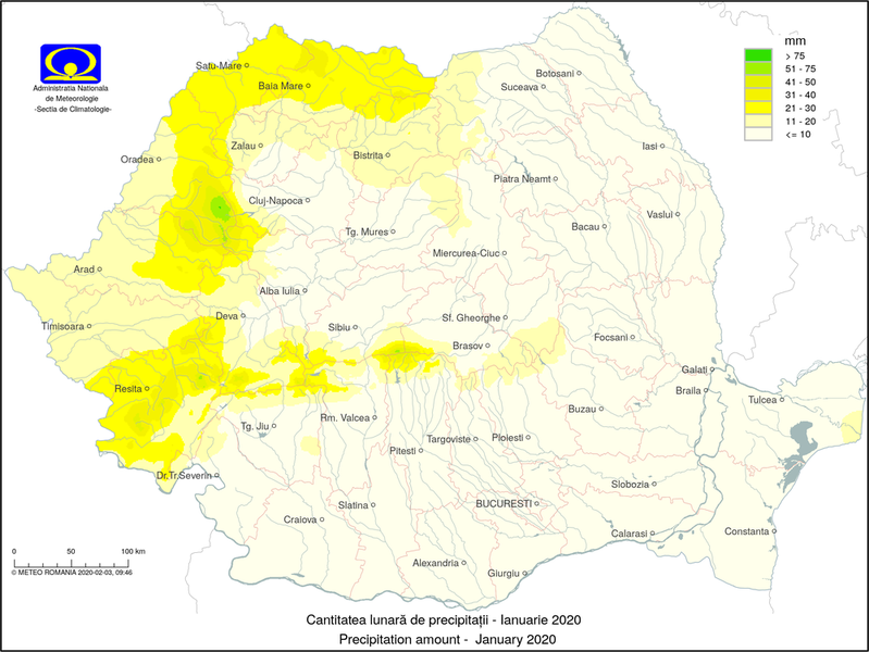 Ianuarie a fost o luna foarte secetoasa, Foto: INMH