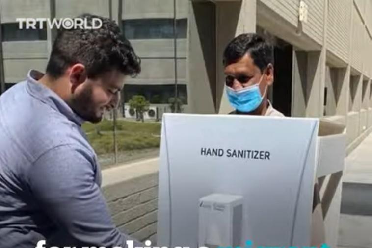 Dezinfectant uman, Foto: Captura YouTube