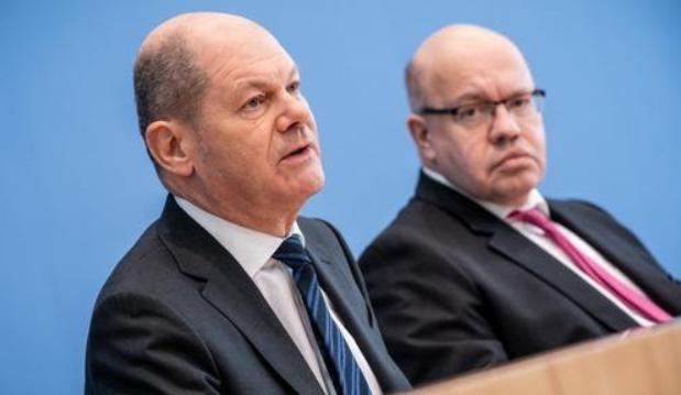 Scholz si Altmaier, Foto: Captura YouTube