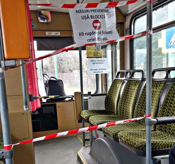 Masuri de protectie anti-coronavirus in autobuz, Foto: Hotnews