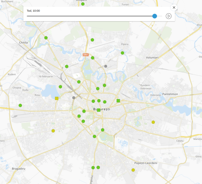 Calitate aer - marți la ora 10.00, Foto: Hotnews