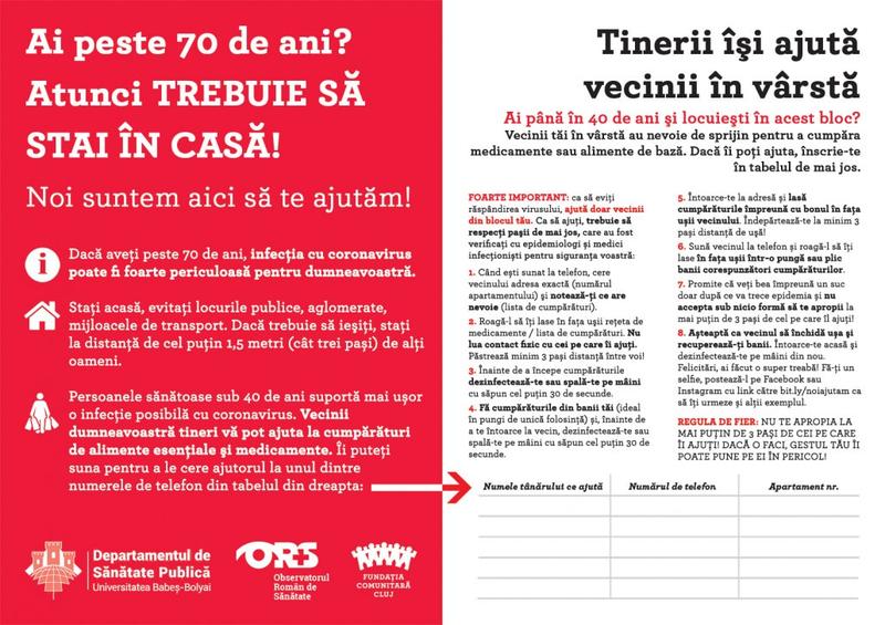Ai peste 70 de ani? Stai in casa!, Foto: Observatorul roman de sanatate