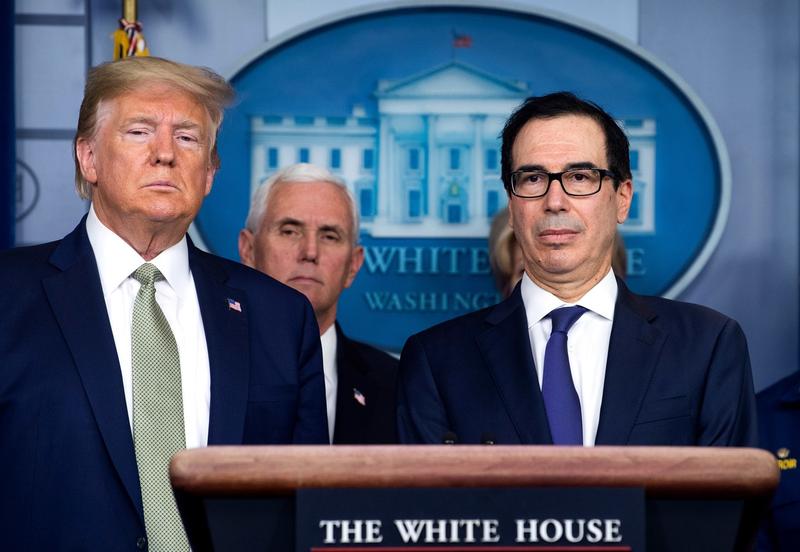 Donald Trump si Steven Mnuchin, Foto: Profimedia Images
