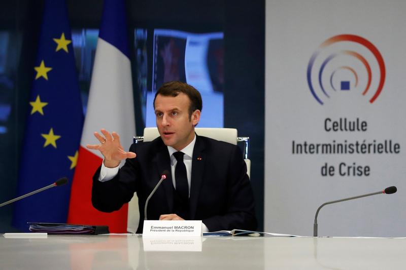 Emmanuel Macron celula de criza, Foto: Profimedia Images