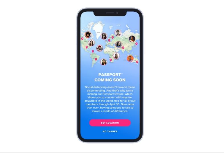 Tinder Passport, Foto: Tinder