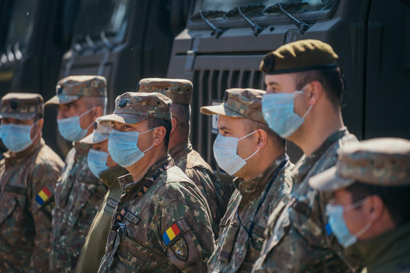 Militari pe timpul pandemiei de coronavirus, Foto: Profimedia