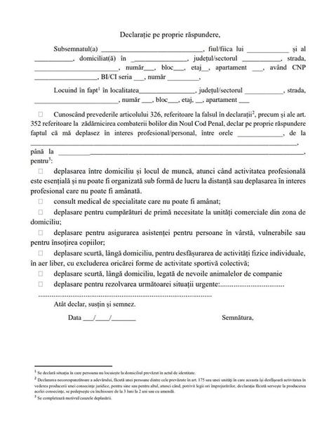 declaratia pe propria raspundere, Foto: grupul de comunicare strategica