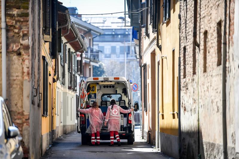 Ambulanta in Codogno, Foto: Profimedia Images