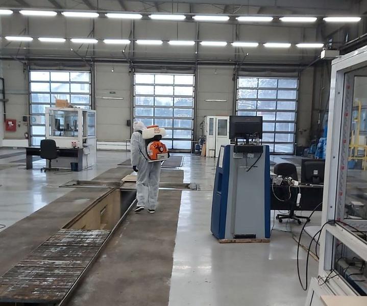 Dezinfectle la RAR, Foto: Registrul Auto Roman