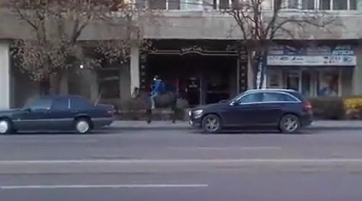 Calare pe cal, la Iasi, Foto: Captura video Facebook