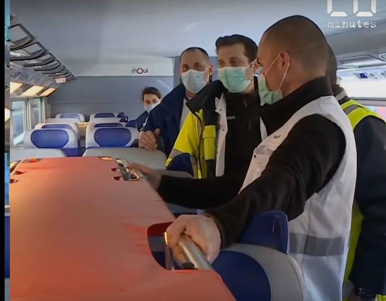 TGV sanitar, Foto: 20minutes.fr