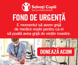Salvați Copiii, apel pentru susținerea fondului de urgență pentru dotarea spitalelor în contextul pandemiei de COVID-19, Foto: Salvati Copiii