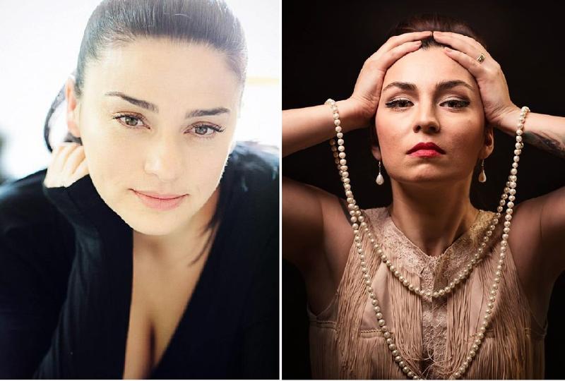 Actrița Maria Obretin și Luiza Zan, muzician, Foto: Arhiva personala