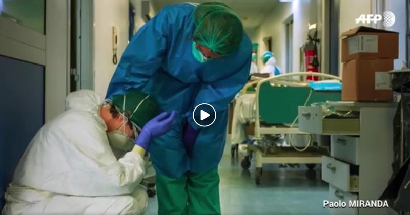 Spital din Cremona, Foto: Captura YouTube