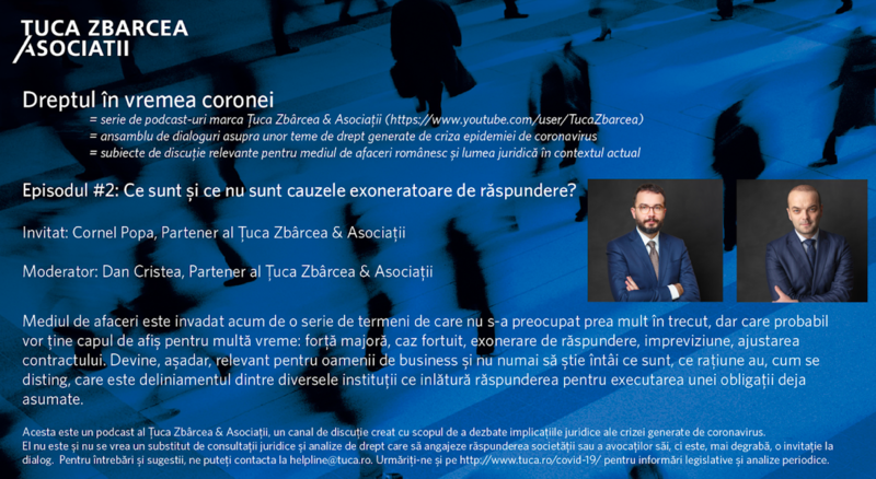 Dreptul in timpul coronei - ep. 2, Foto: Tuca Zbarcea & Asociatii