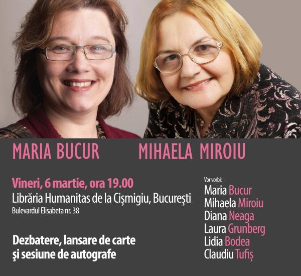 Mihaela Miroiu și Maria Bucur, Foto: Humanitas
