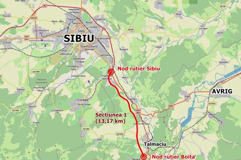 Sectiunea 1 Sibiu - Boita, parte din A1 Sibiu - Pitesti, Foto: Hotnews