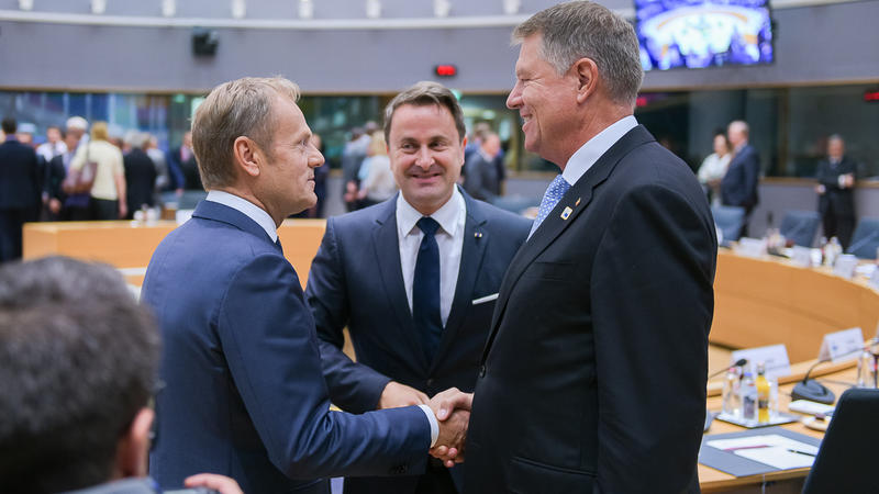 Tusk și Iohannis, Foto: Presidency.ro