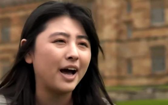 tanara studenta din China in Australia, Foto: Captura BBC