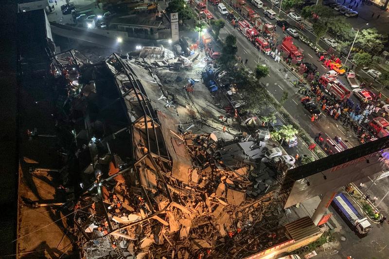 Hotel-carantină prăbușit în China, Foto: Profimedia