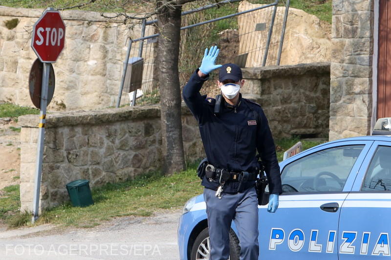 Coronavirus in Italia, Foto: Agerpres/EPA