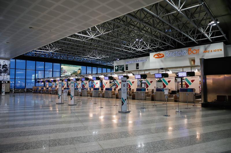 Aeroportul Milano, gol din cauza coronavirus, Foto: Profimedia