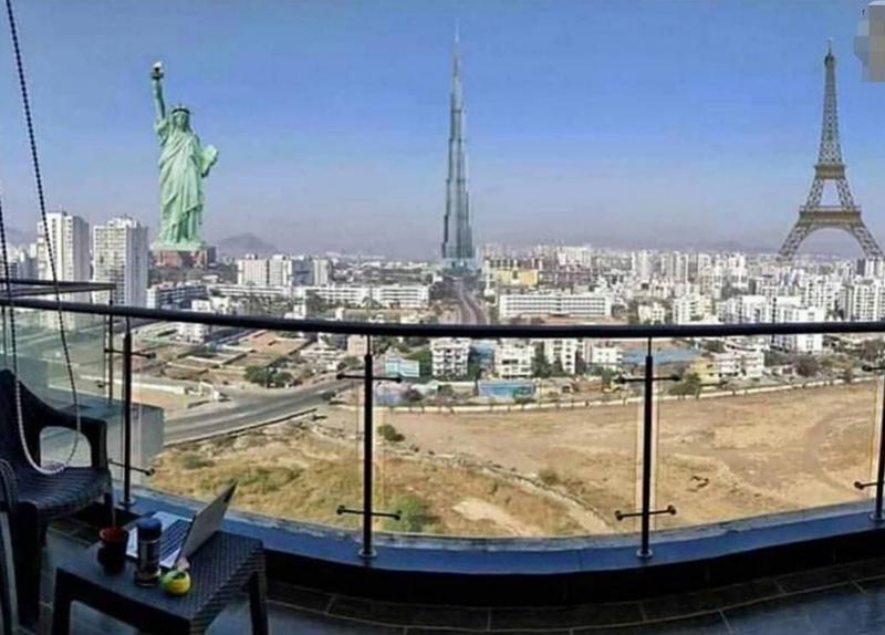 Un balcon de cinci stele in perioada Covid-19, Foto: captura facebook