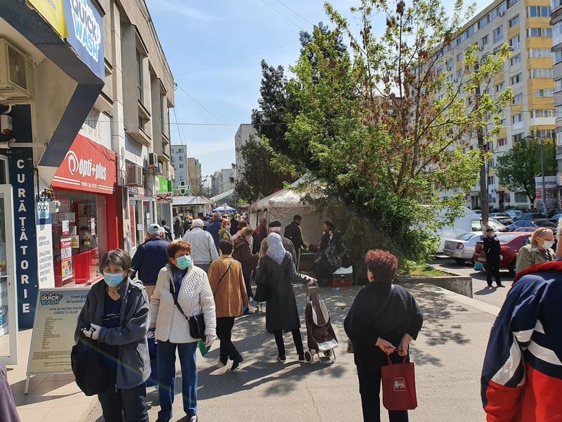 Aglomeratie 11 aprilie 2020, Foto: Hotnews