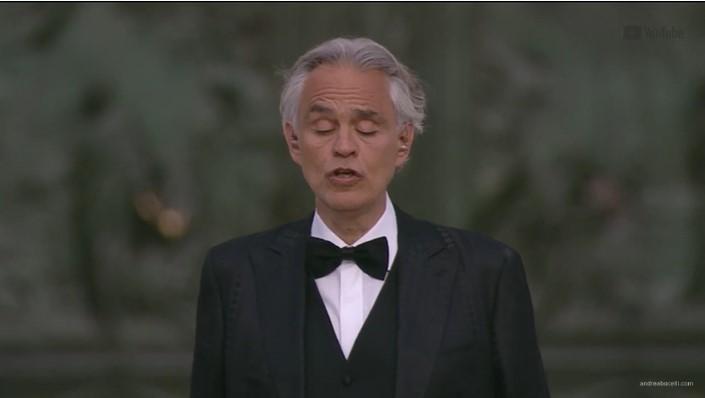 Andrea Bocelli, Foto: Captura video