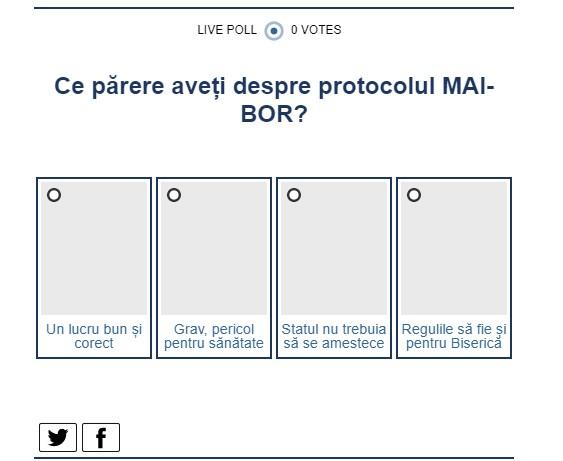 Sondaj protocol MAI-BOR, Foto: Hotnews