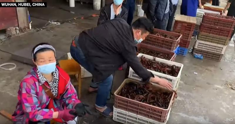 Piata in Wuhan, Foto: Captura YouTube