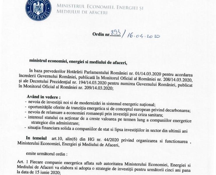 Ordin de ministru, Foto: Hotnews