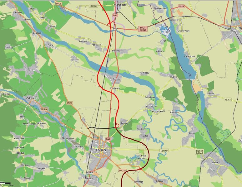 A7 in zona Focsani - Tisita - Marasesti, Foto: Hotnews