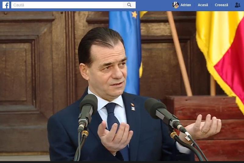 Ludovic Orban, Foto: Captura Facebook