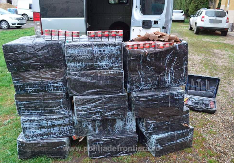 Captură de țigări de contrabandă , Foto: Politia de Frontiera