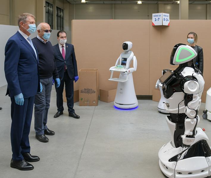 Klaus Iohannis, Unitatea de Suport Medical Bucurestii Noi, Foto: Administratia Prezidentiala