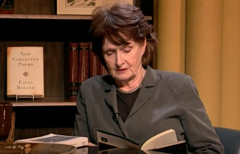 Eavan Boland, Foto: Captura YouTube