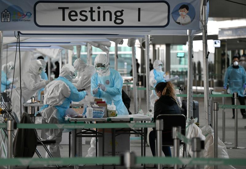 Testare coronavirus, Foto: Jung Yeon-je / AFP / Profimedia