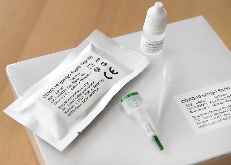 Test rapid Covid-19, Foto: Piroschka van de Wouw / AFP / Profimedia