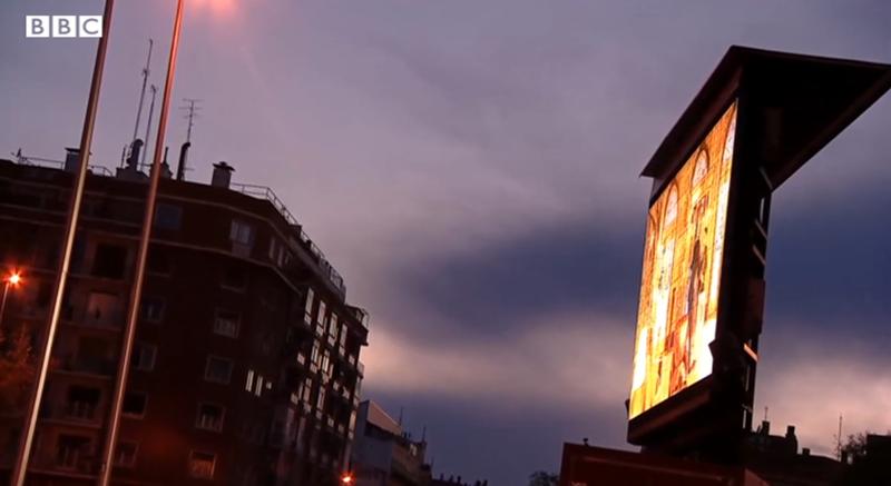 filme in aer liber Madrid, Foto: BBC