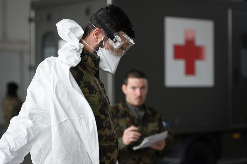 Coronavirus Elvetia, Foto: Fabrice COFFRINI / AFP / Profimedia