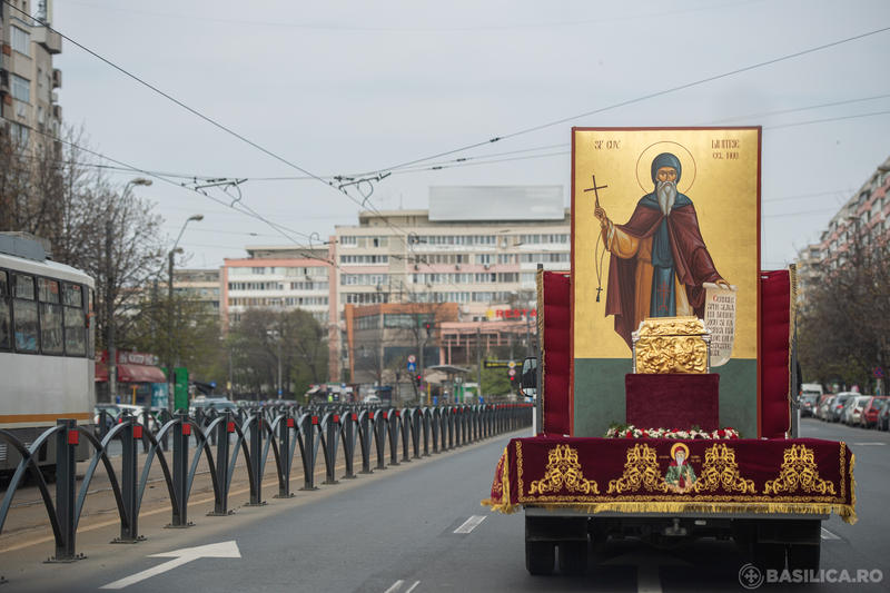 Procesiune moaste Dimitrie cel Nou, Foto: Basilica.ro / Raluca Ene