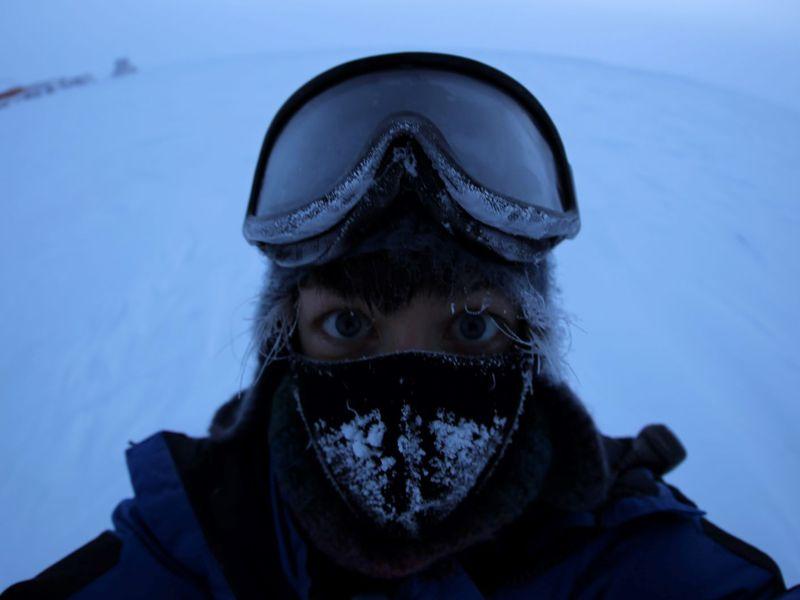 Fizicianul danez Nadja Albertsen care a petrecut un an in Antarctica, Foto: https://www.smithsonianmag.com/
