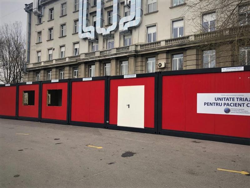 Spital modular Fundeni, Foto: Institutul Fundeni