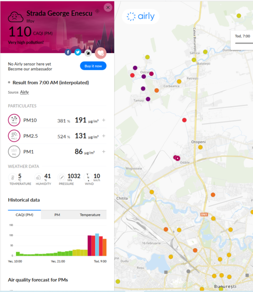 Poluare 8 aprilie 2020 - Bucuresti, Foto: Hotnews