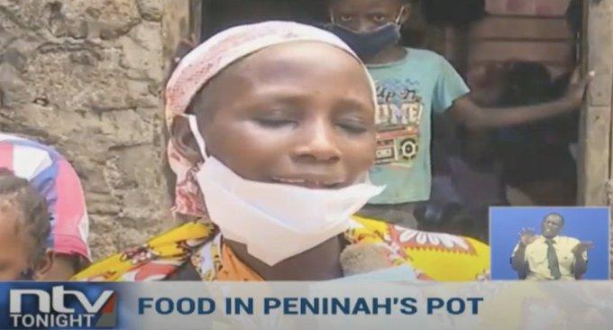 femeie din Kenya care fierbe pietre pentru copiii ei, Foto: Captura