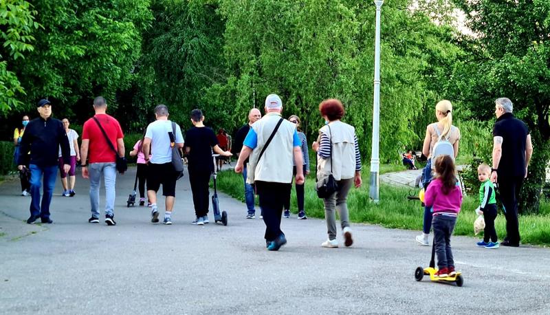 Parc, in vreme de pandemie, Foto: HotNews / C.P.