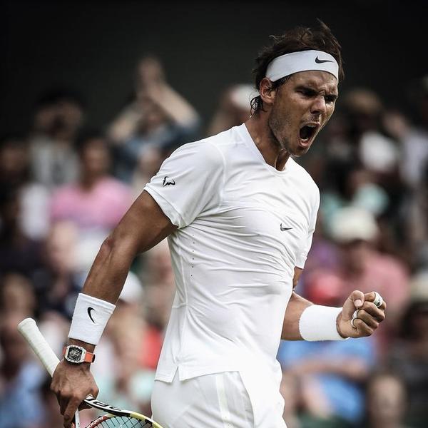 Rafael Nadal purtând ceasul Richard Mille în timpul unui joc, Foto: Artmark