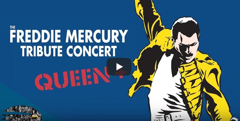 Concert tribut Freddie Mercury, Foto: Captura YouTube